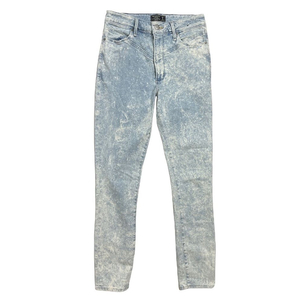Abercrombie & Fitch Simone High Rise Ankle Acid Wash Jean Size 28/6L